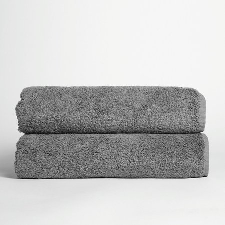 BRONDELL Nebia Recycled Cotton Bath Towel Gray BR-BATHTWL-GRA